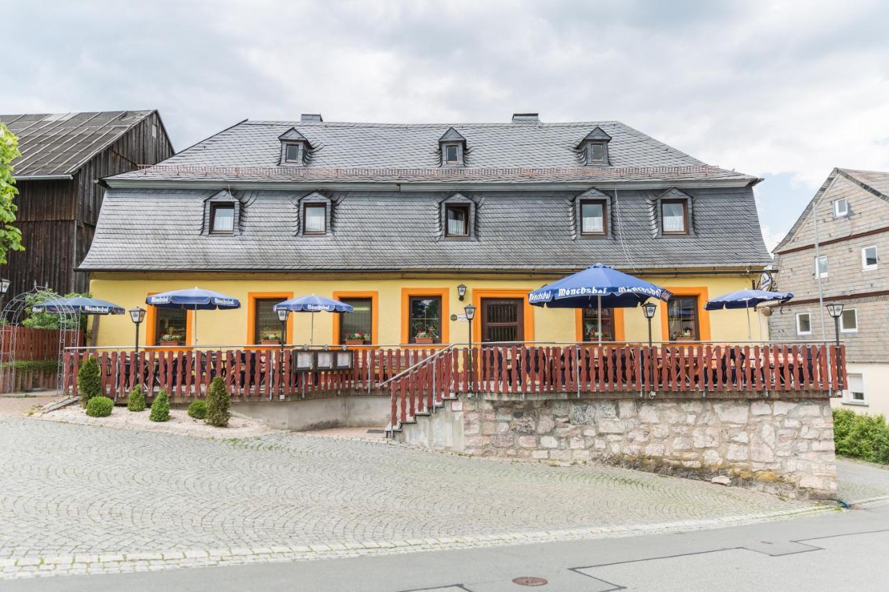 Gasthof Zum Goldenen Hirschen Geroldsgrun Exterior foto